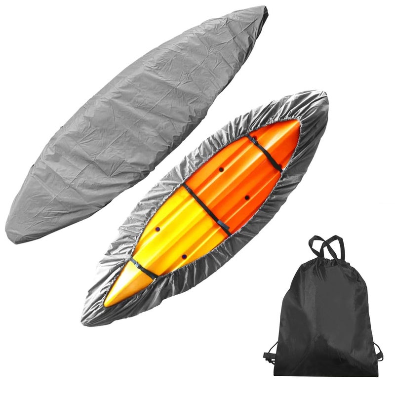 MAYMII (2.6m-6m / 7.8-18ft) Durable Kayak Canoe Storage Cockpit Dust Cover- Waterproof UV Sunblock Shield Protector for 7 Sizes Range Fishing Boat/Kayak/Canoe/Paddle Board - Image 1